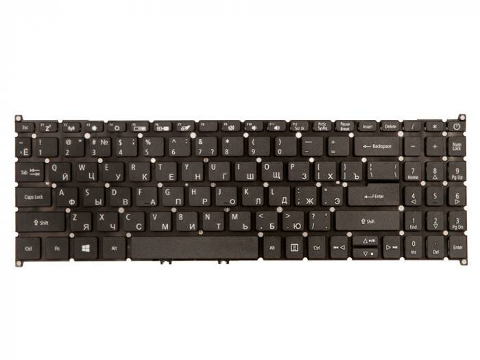 Клавиатура для ноутбука Acer Aspire A315-54G, A315-55G, A515-54G, Aspire 3 A315-23-R3LH черная