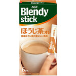 Чай AGF Blendy stick Жареный зеленый чай Ходзича с молоком и сахаром, 10 гр. по 6 шт., Япония - изображение