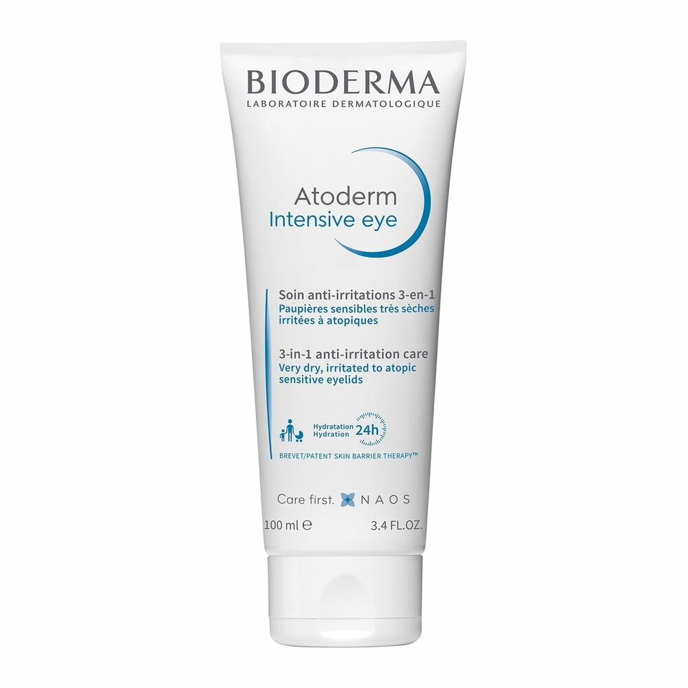 Bioderma Атодерм Интенсивный уход за областью вокруг глаз 3-в-1 100мл