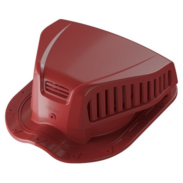 фото аэратор точечный DOCKE Pie Monterrey для металлочерепицы Монтерей/Супермонтеррей красный