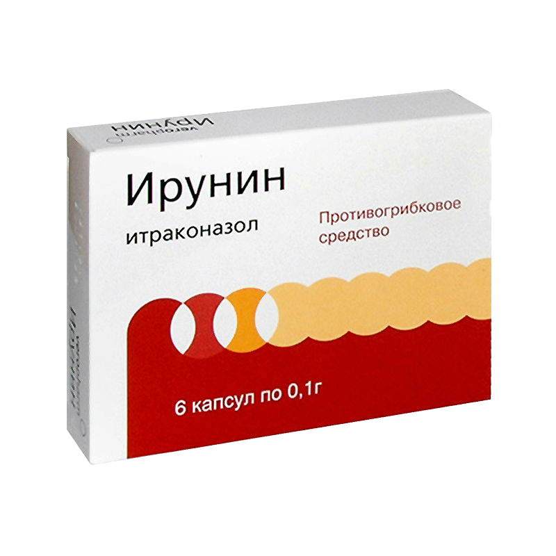 Ирунин, капсулы 100 мг 6 шт