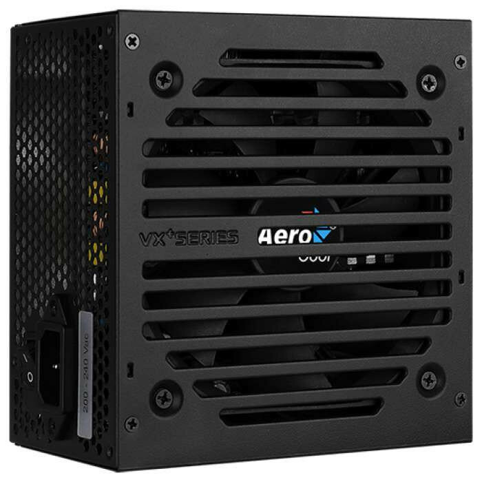 Блок питания Aerocool 500W Retail VX PLUS 500 ATX v2.3 Haswell, fan 12cm, 500mm cable, power cord, 20+4P, 4+4P, PCIe 6+2P x1, PATA x3, SATA x3, FDD