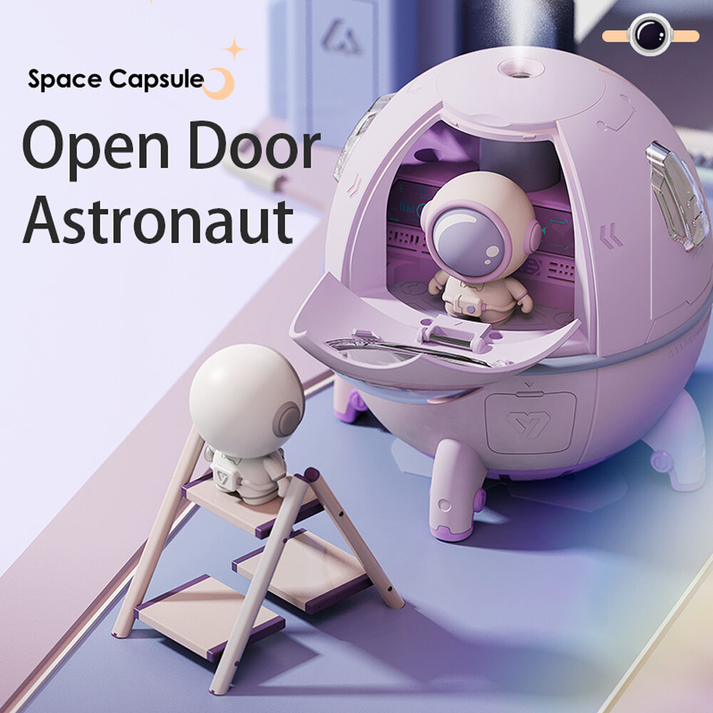 New Astronaut Air Humidifier 220ml Electric Ultrasonic Aroma Essential Oil Diffuser Colorful LED Light USB Mist Sprayer Gifts - фотография № 5