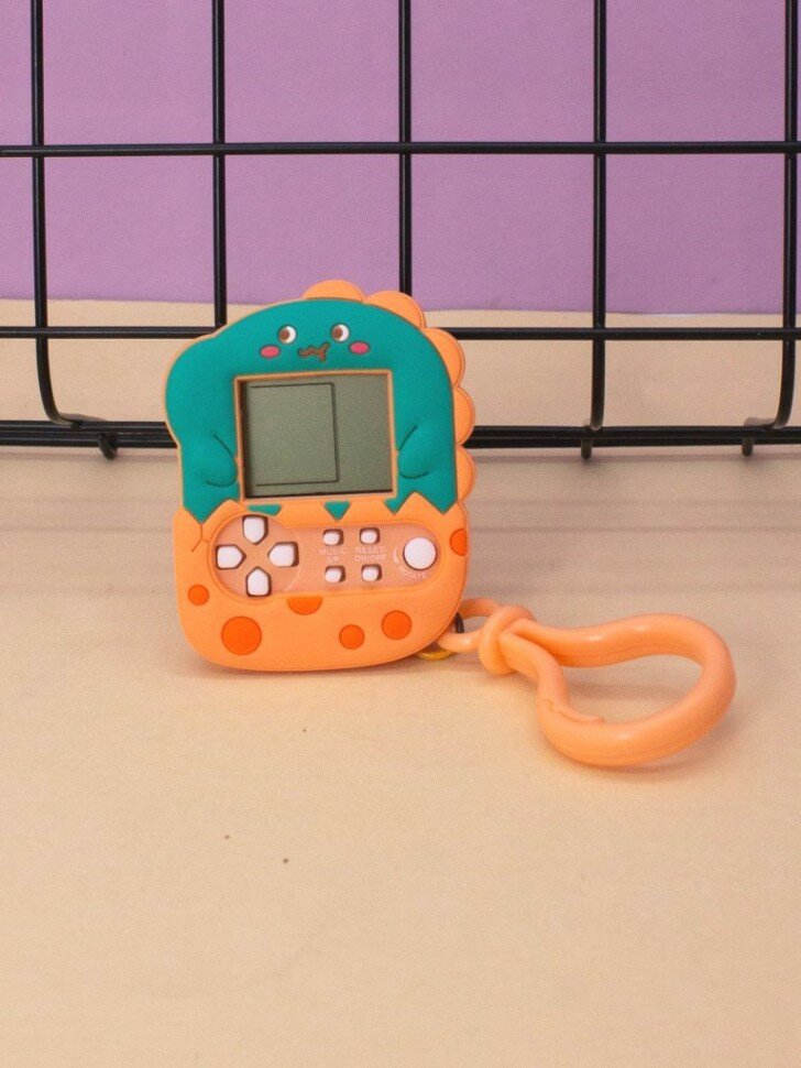 Брелок-игра тетрис "Dino", orange