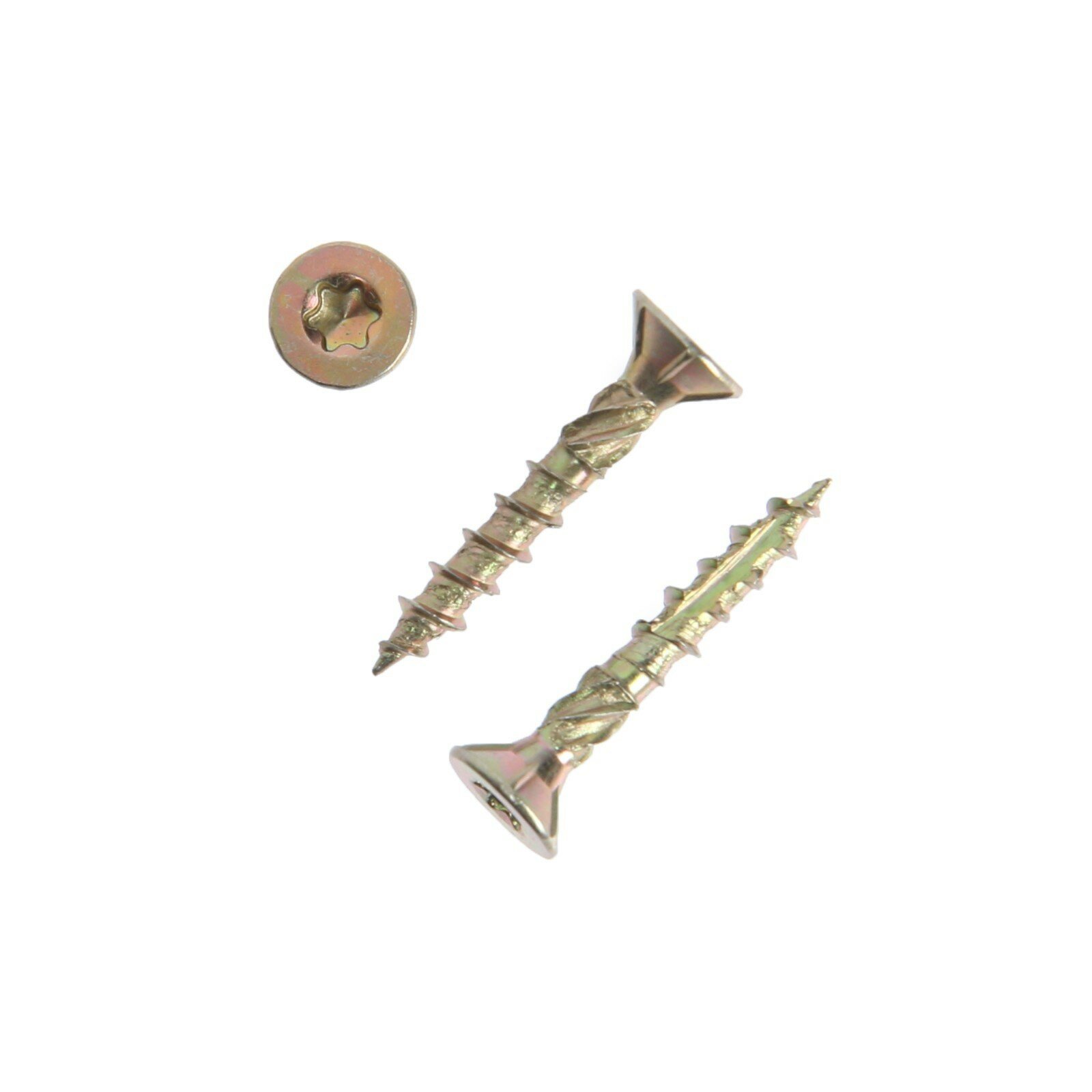 фото Саморез по дереву INFIX, 4х25 мм, с фрезой потайной, Torx20, жёлтый цинк