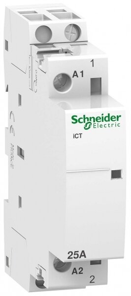 SE Acti 9 iCT25A Контактор модульный 1НО 230/240В АС 50Гц