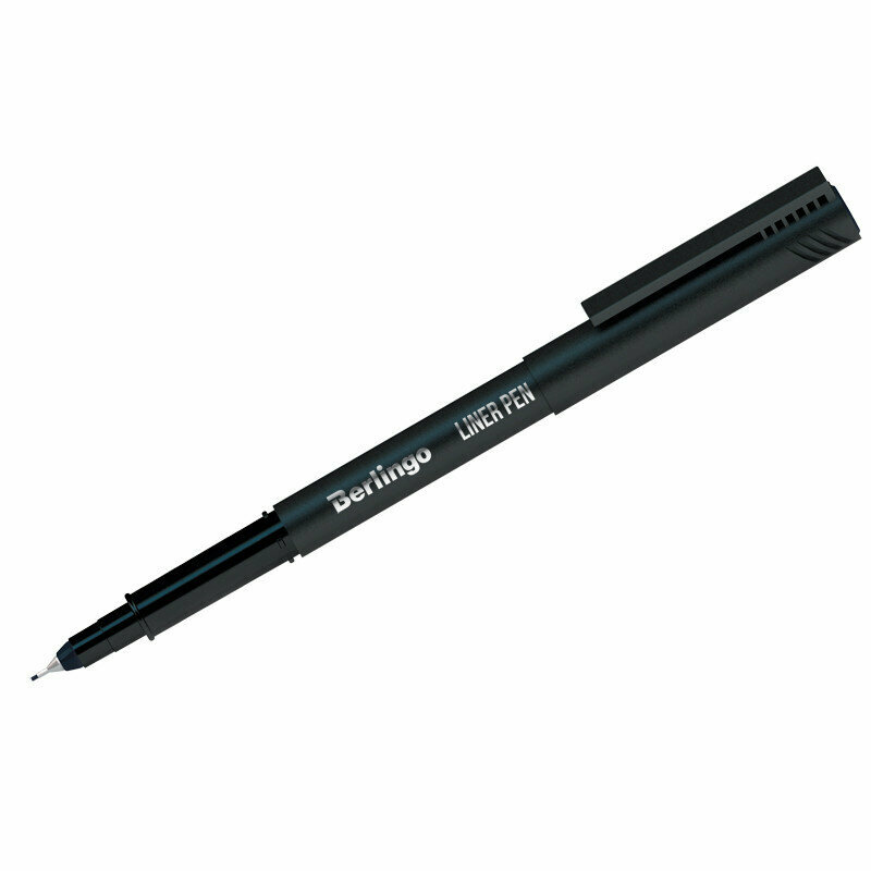Ручка капиллярная Berlingo "Liner pen" черная, 0,4мм, 207067