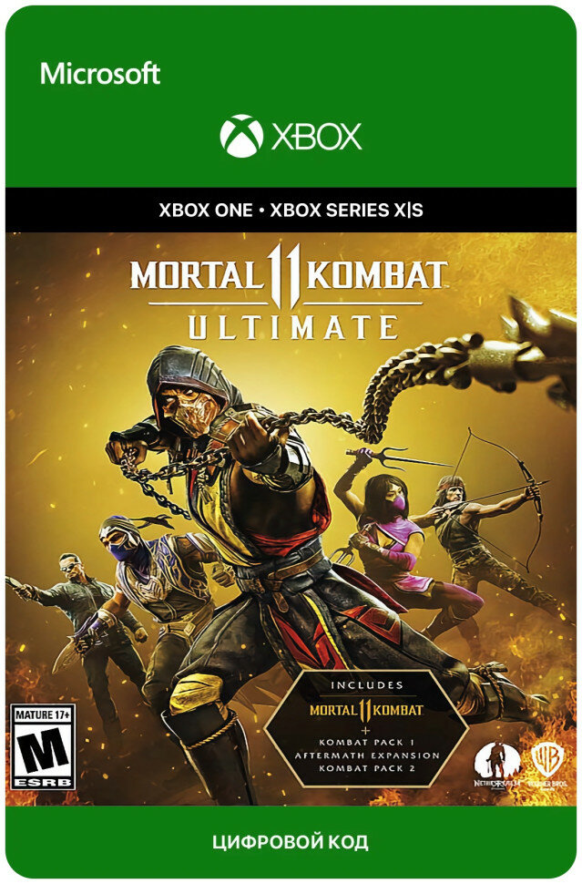 Xbox Игра Mortal Kombat 11 Ultimate + Injustice 2 Legendary Edition Bundle Edition Xbox (Цифровая версия регион активации - Аргентина)