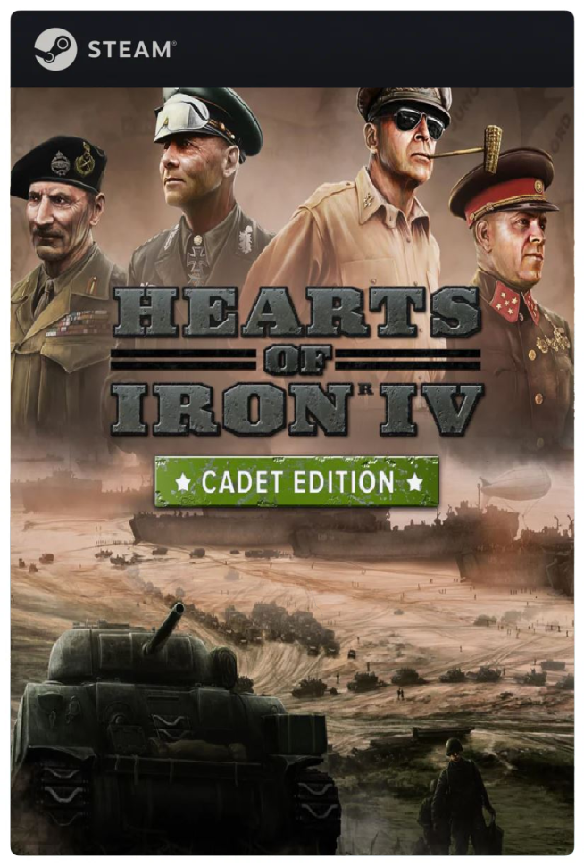 Игра Hearts of Iron IV - Cadet Edition для PC Steam электронный ключ