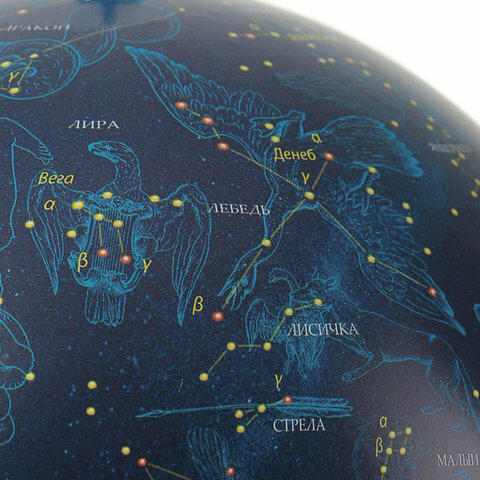 Глобус звездного неба GLOBEN "Классик", комплект 5 шт., диаметр 210 мм, К012100209