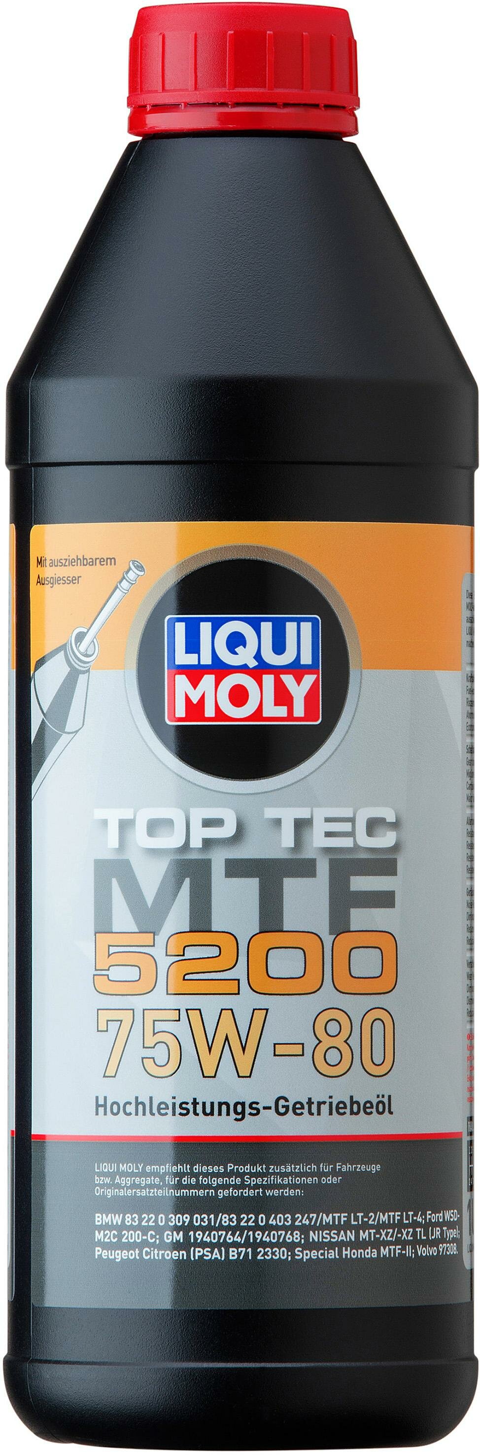 Масло трансмиссионное LIQUI MOLY Top Tec MTF 5200 75W-80