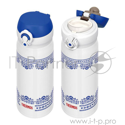 Термос Thermos JNL-402 (319562) 0.4л. белый/синий 319562