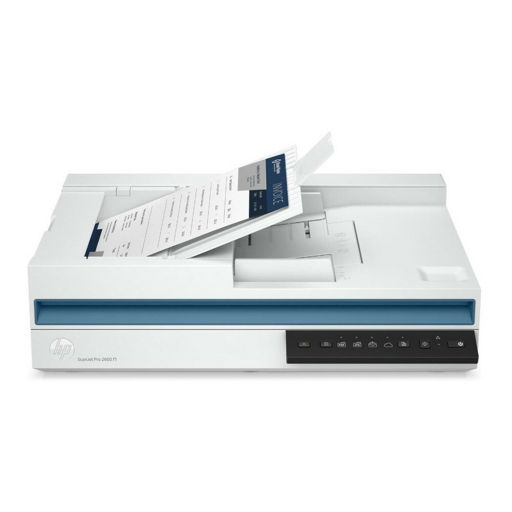 Сканер HP ScanJet Pro 2500 f1 (А4, планшетный, 1200dpi, 25ppm/50ipm, CIS, DADF60, до 1500 стр/день, USB) (20G05A) Без ограничений