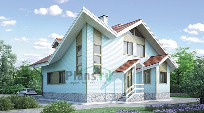 Проект дома Plans-10-04 (275 кв.м, брус 150) - фотография № 1