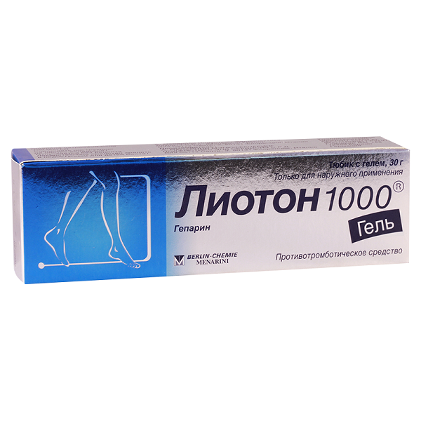 Лиотон 1000 гель (туба 30г)