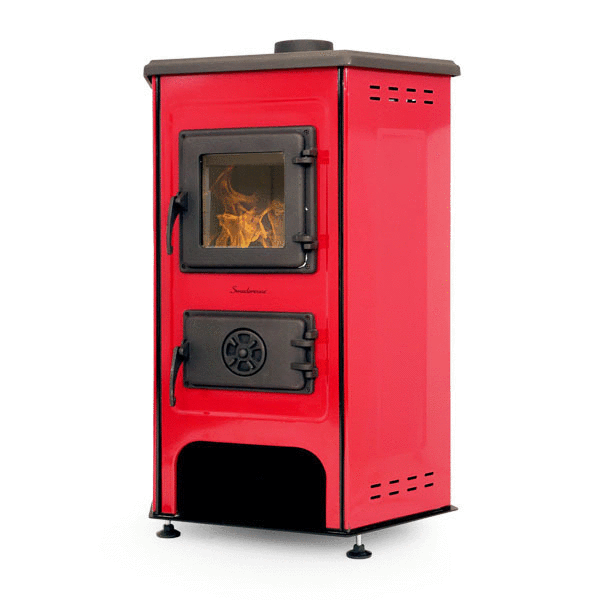 фото MBS Печь CORNER RED диаметр дымохода: 120 мм