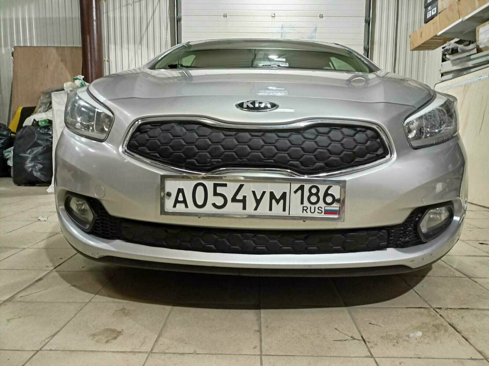 Утеплитель радиатора комплект для Kia Ceed 2015-2 рестайлинг