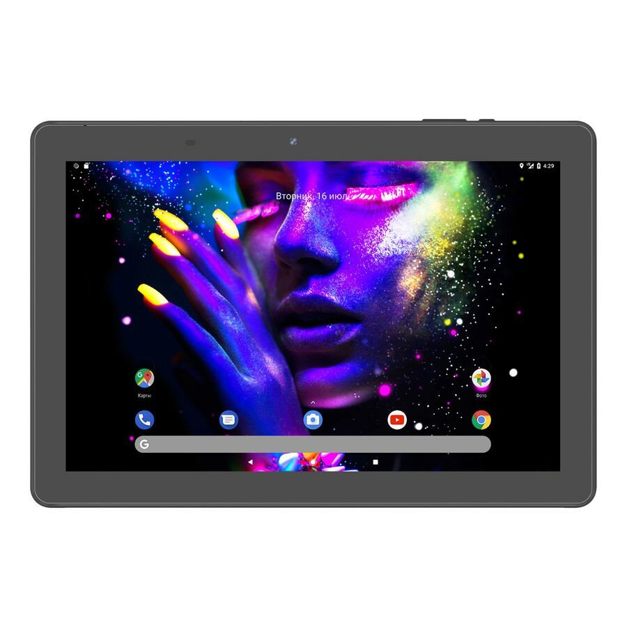 Digma Optima 10 X702 4G SC9863 8C 3Gb 32Gb 10.1" IPS 1280x800 3G 4G And10.0 черный BT GPS 2M- 1373918