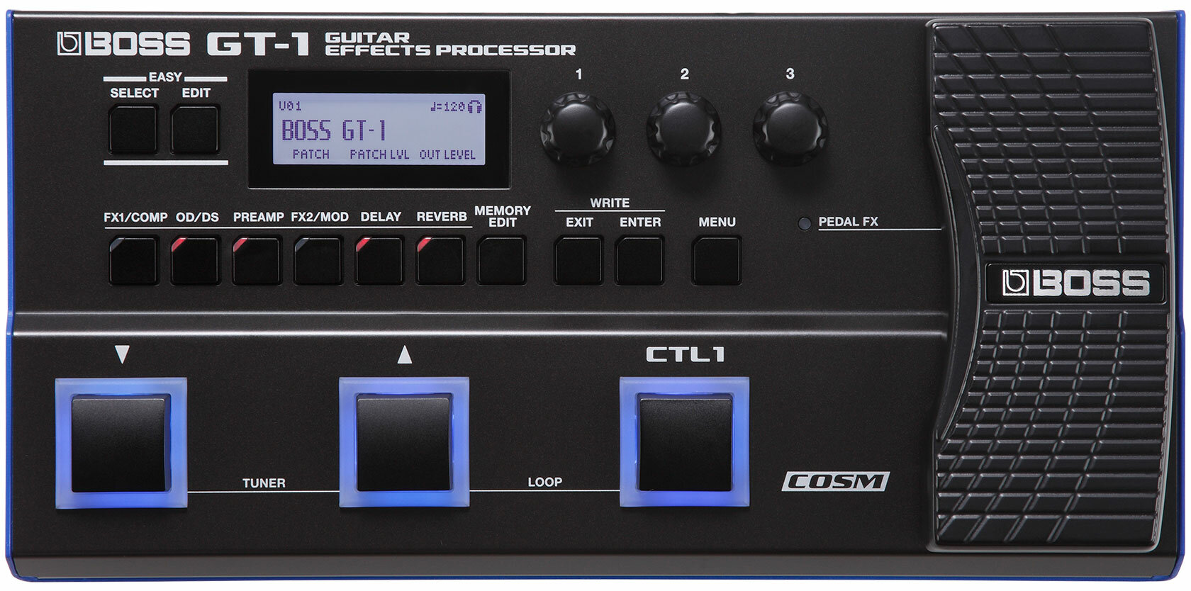 Boss gt-1 гитарный процессор эффектов