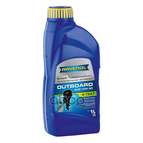 Масло Моторное Ravenol Outboardoel 4t 10w-30 1 Л 4014835729018 Ravenol арт. 4014835729018