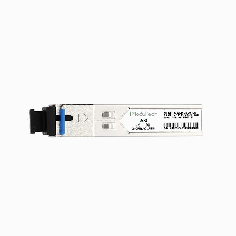 Industrial SFP WDM 125 Гбит/с 20 км 1310/1490 нм SMF SC