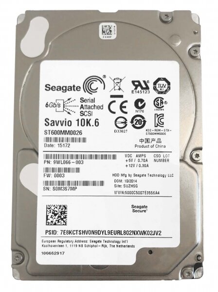 600 ГБ Внутренний жесткий диск Seagate 9WL066 (9WL066)