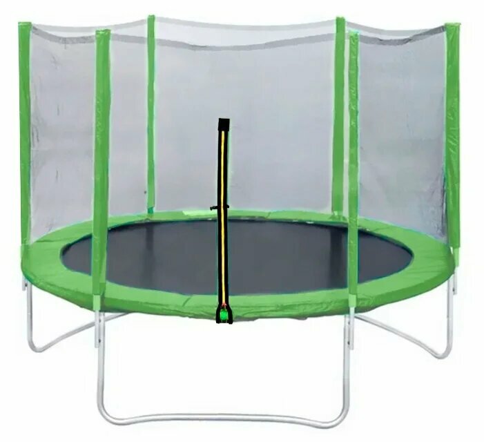 Каркасный батут DFC Trampoline Fitness 16FT-TR-LG 488х488х269 см зеленый