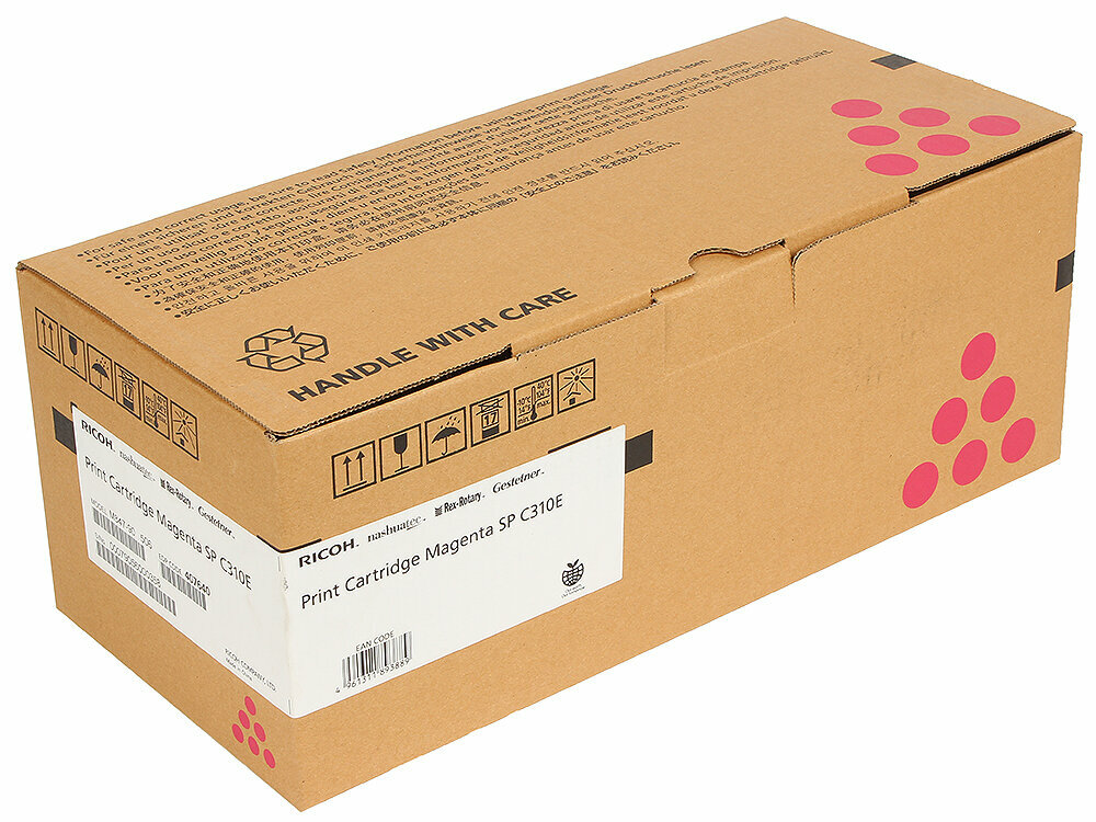 Картридж для печати Ricoh Картридж Ricoh 310 407640 вид печати лазерный, цвет Пурпурный, емкость