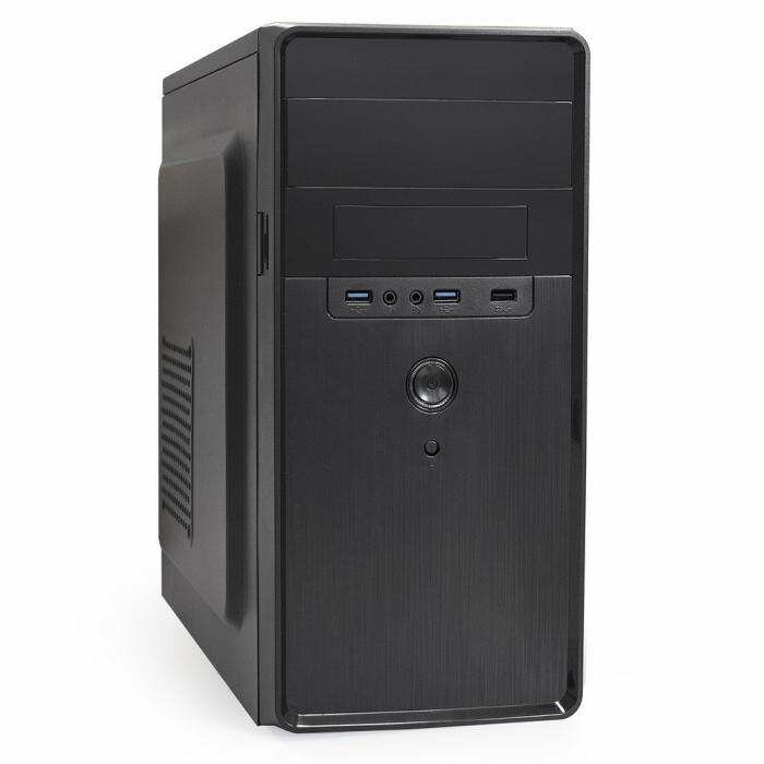 Корпус Minitower ExeGate BA-309U2-AA500 (mATX, AA500 8см, 1*USB+2*USB3.0, HD аудио) (124110)