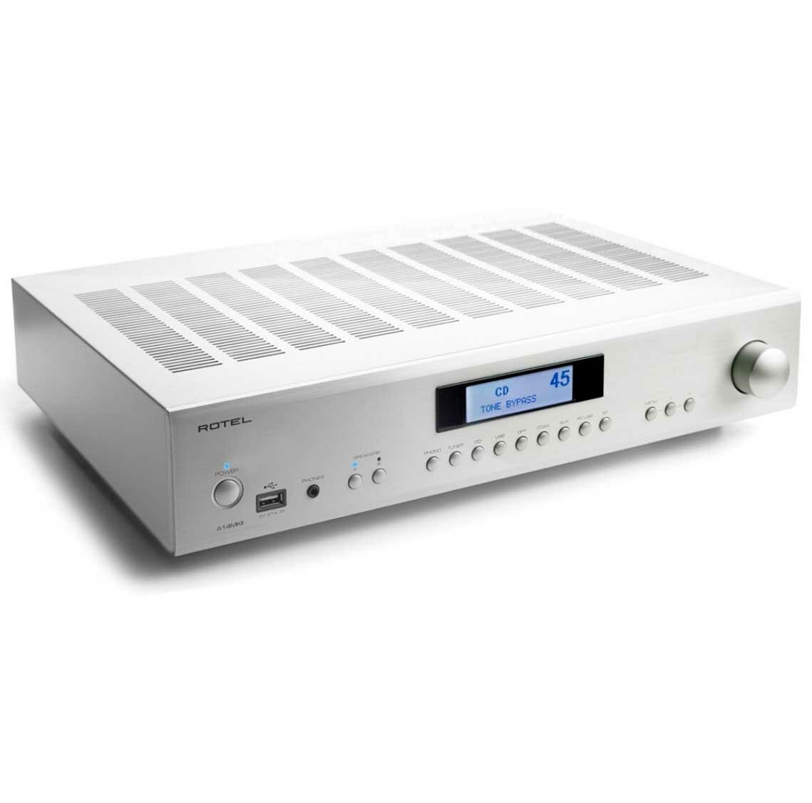 Интегральный стереоусилитель Rotel A14MKII Silver