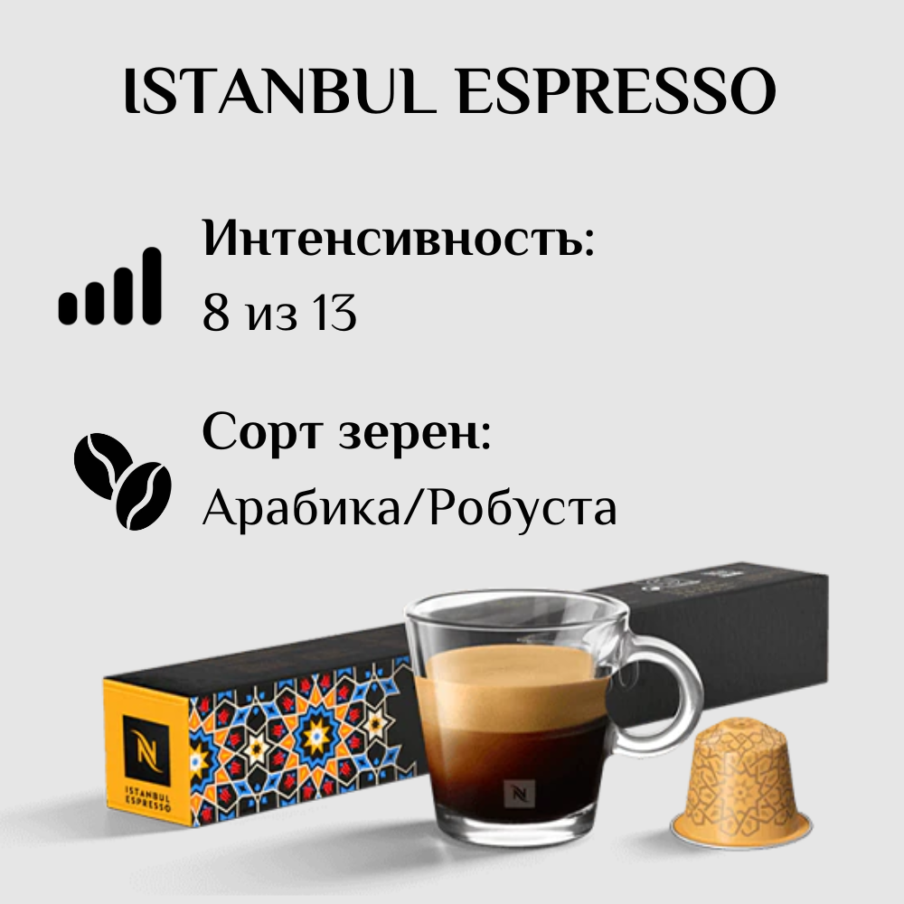 Капсулы для кофемашины Nespresso Original ISTANBUL ESPRESSO 100 штук - фотография № 3
