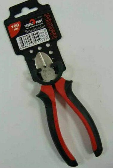 Пассатижи 180 мм "Сервис Ключ" PROFFI (с красно-черной ручкой), 75180 (1 шт.)