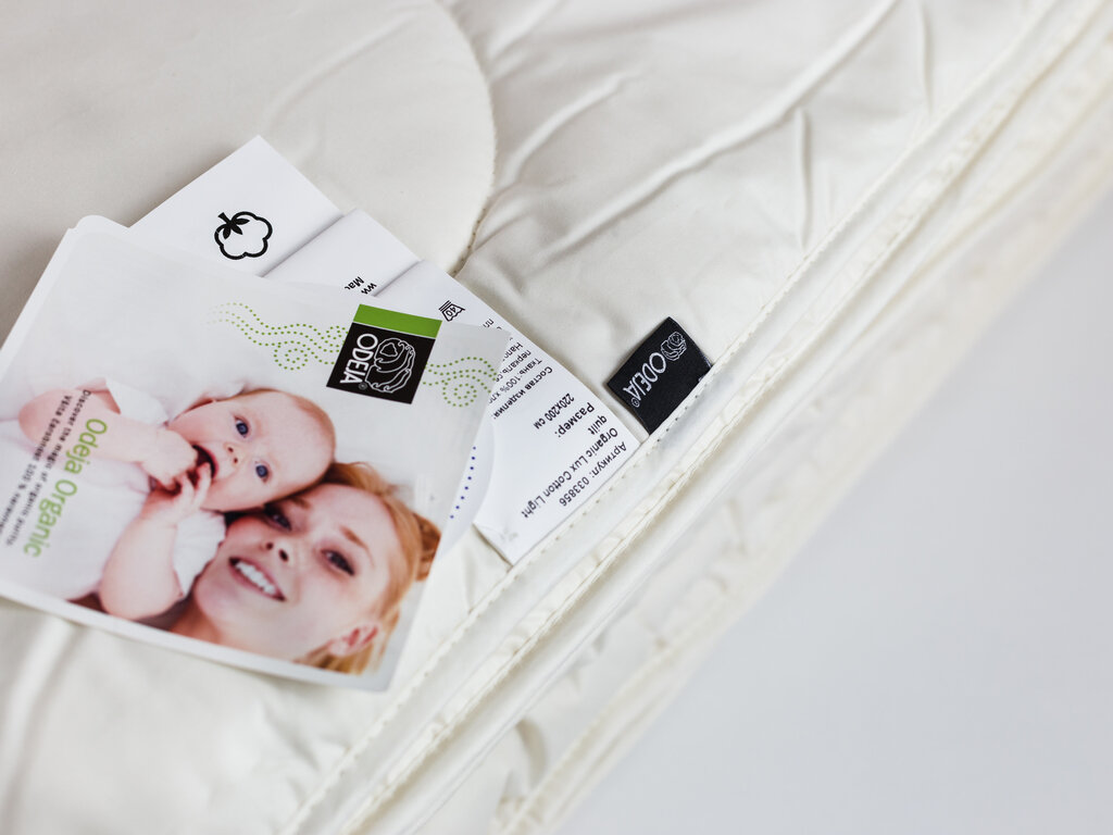 Одеяло ODEJA ORGANIC Lux Cotton легкое 220×200 с наполнителем 100% органический хлопок - фотография № 2