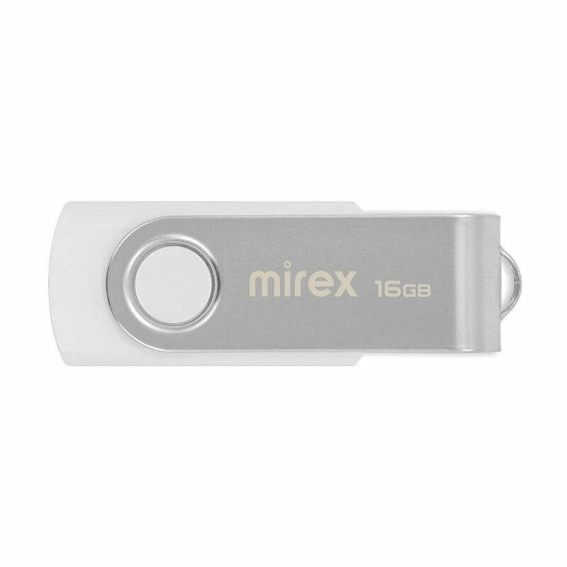 Флеш-память Mirex USB SWIVEL WHITE 16Gb (13600-FMUSWT16 ), 1835856