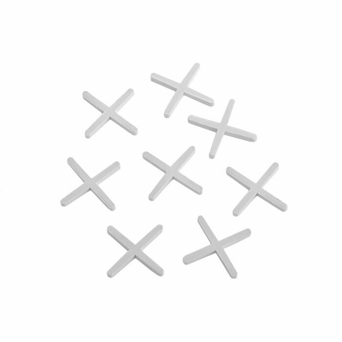 фото Крестики для кладки плитки ЛОМ, 2.0 мм, в упаковке 100 шт.