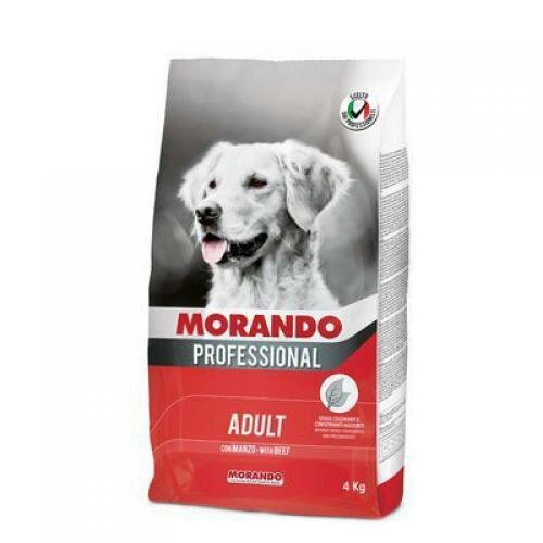 Сухой корм для взрослых собак Morando Professional Cane с говядиной 4 кг. - фотография № 1