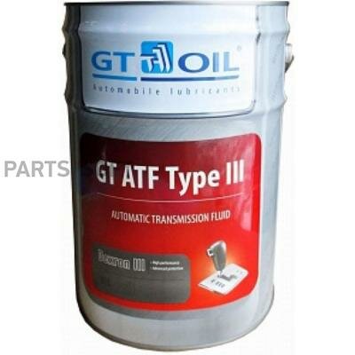 GT OIL 8809059407622   GT ATF Type-III Dexron III H, 20 