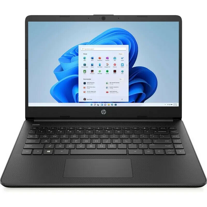 Ноутбук HP14s-fq0059ur WinHome Black (64S60EA)
