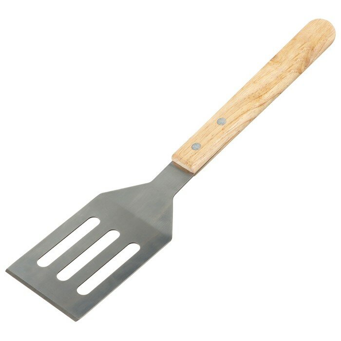 Набор для барбекю: вилка, щипцы, лопатка, нож, р. 33 см - фотография № 4