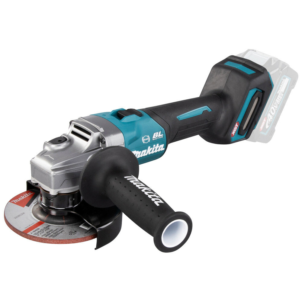 УШМ аккумуляторная "Makita" XGT BL GA005GZ + Набор Makita 191J67-0 - фотография № 2