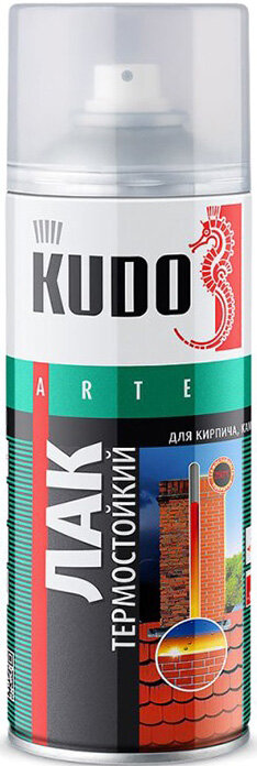 Кудо KU-9006 лак аэрозольный термостойкий (0,52л) / KUDO KU-9006 лак аэрозольный термостойкий (0,52л)