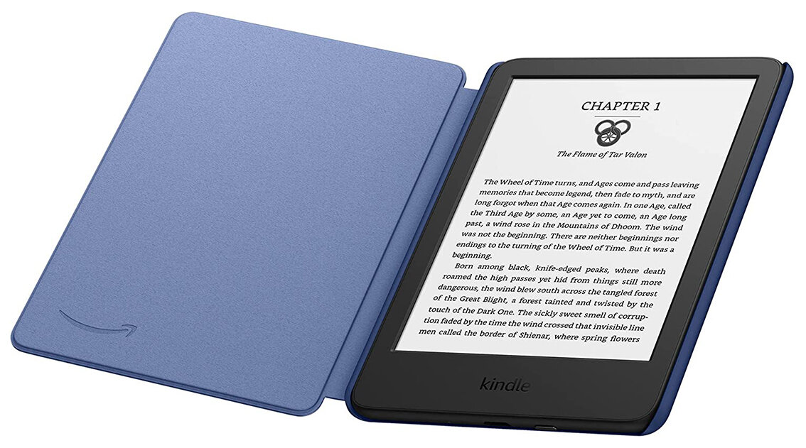 Электронная книга Amazon Kindle 11 2022 16 Гб black Ad-Supported + фирменная обложка