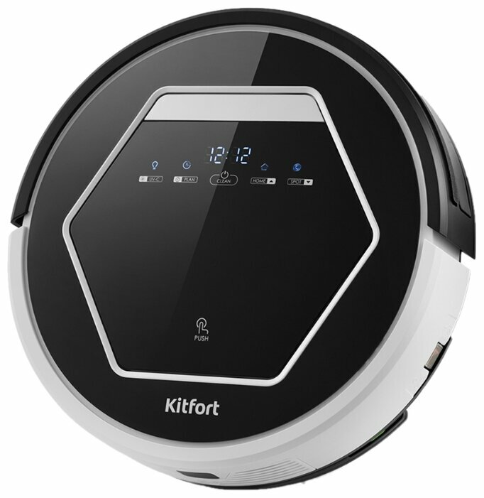 Робот-пылесос Kitfort КТ-553, black/white