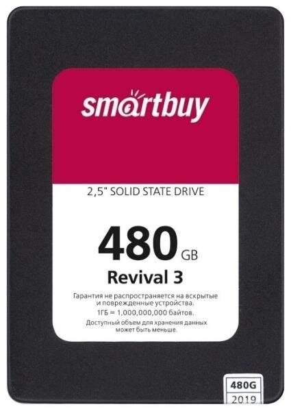SSD накопитель Smart Buy Revival 3 480GB (SB480GB-RVVL3-25SAT3)