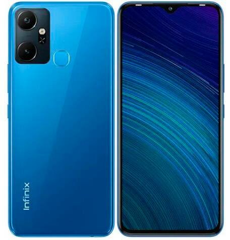 Смартфон Infinix Smart 6 Plus X6823C 64ГБ, синий (10034527)