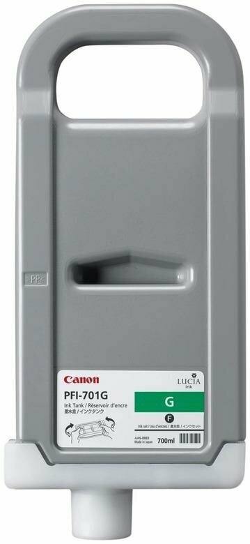 Картридж для печати Canon Картридж Canon PFI-701 0907B001 вид печати струйный, цвет Зеленый, емкость 700мл.