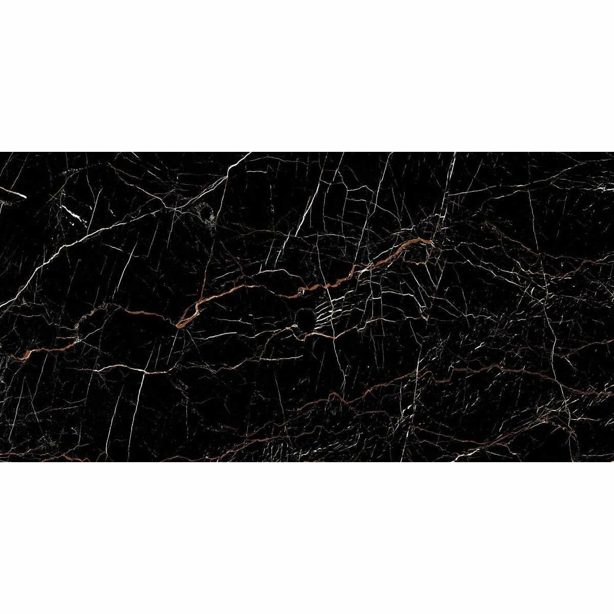 фото Керамогранит Staro Palacio Molten Black 60x120 см High Gloss С0003702 (1.44 м2)