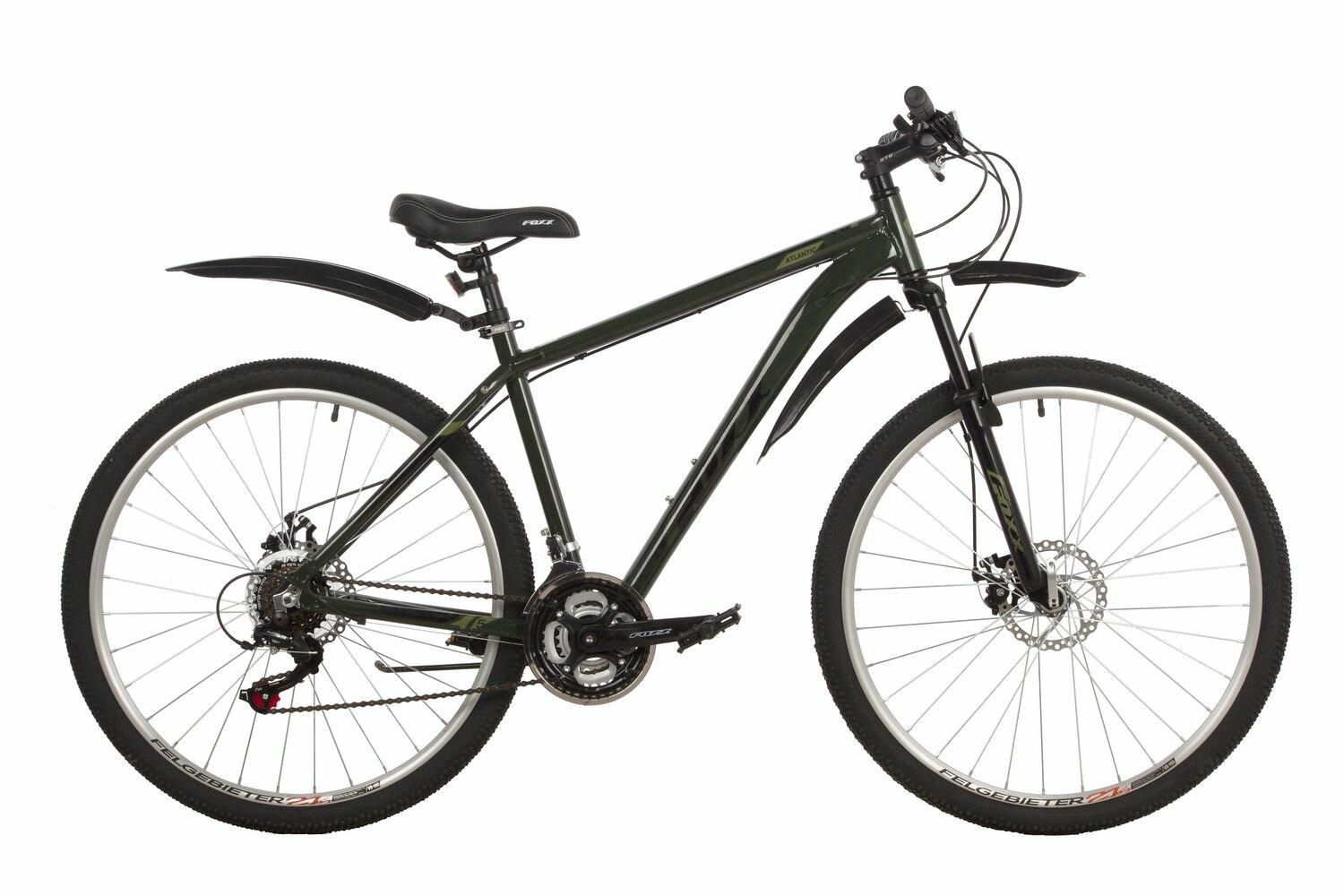 Горный (MTB) велосипед Foxx Atlantic D 27.5 (2022), рама 20", зеленый