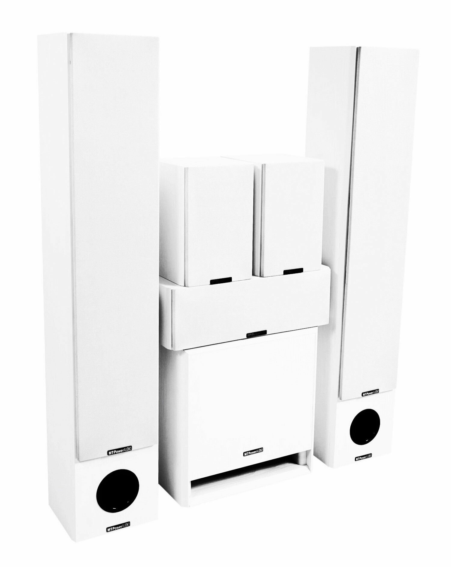 Комплекты акустики 5.1 MT-Power Performance XL white set 5.1 (white grills)
