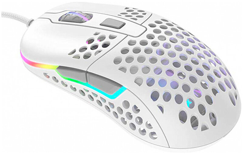 Мышь игровая проводная Xtrfy M42 с RGB White